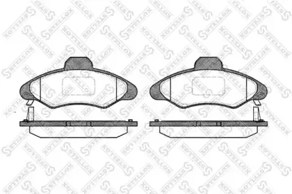 342 004B-SX STELLOX Комплект тормозных колодок, дисковый тормоз